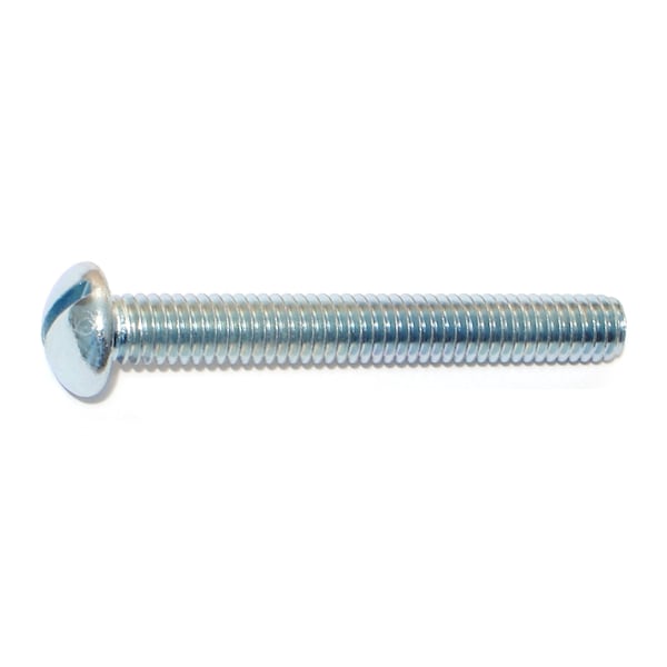 Midwest Fastener 5/16"-18 x 2-1/2 in Slotted Round Machine Screw, Zinc Plated Steel, 8 PK 60346 - main